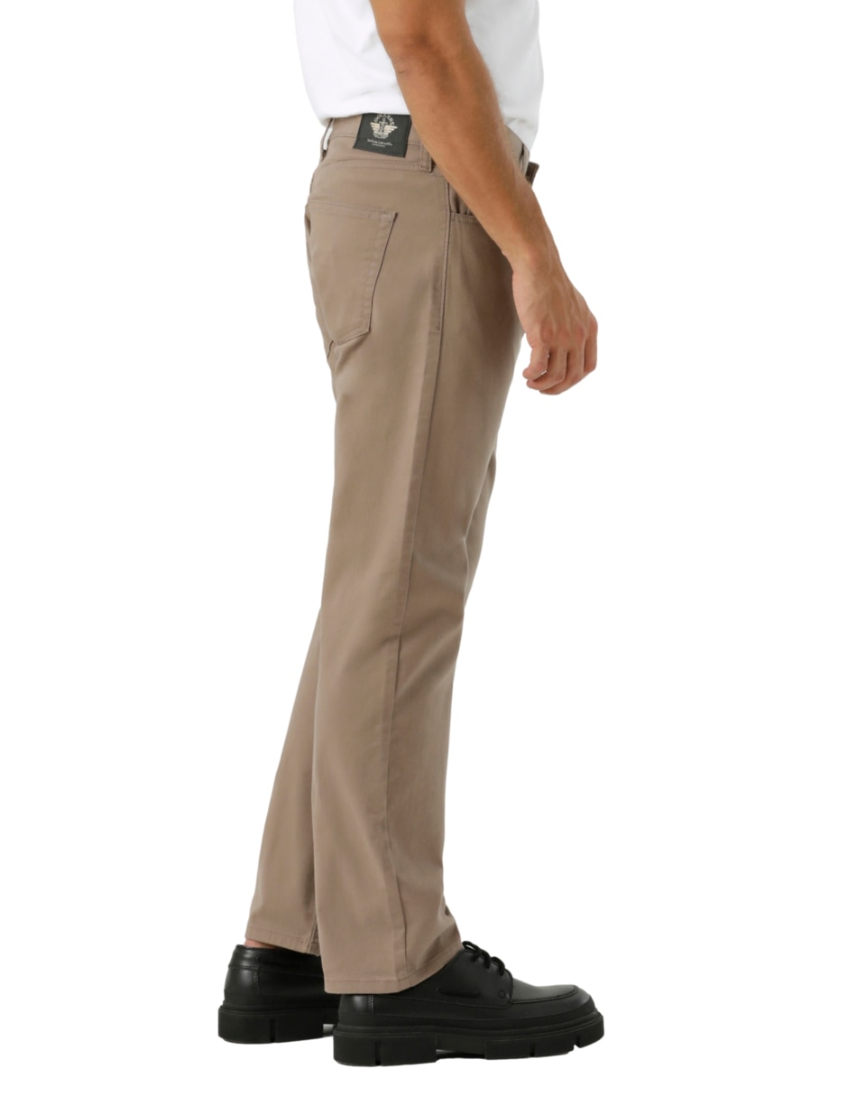 Pantalón chino recto de algodón para hombre 3