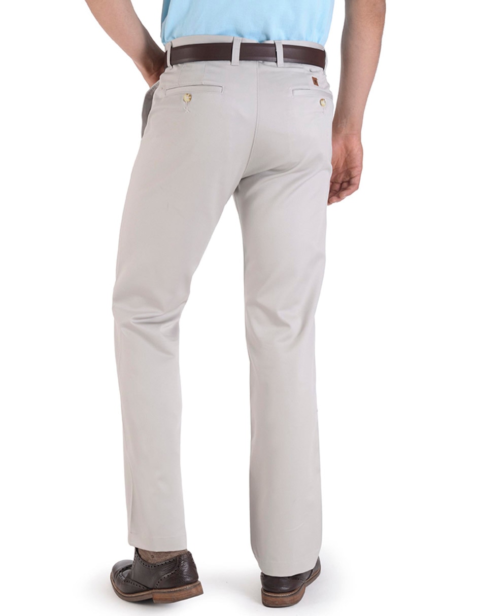 Pantalón regular de algodón para hombre 2