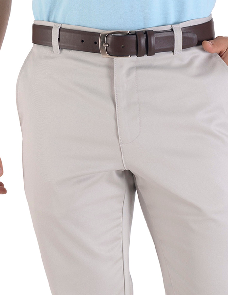 Pantalón regular de algodón para hombre 3