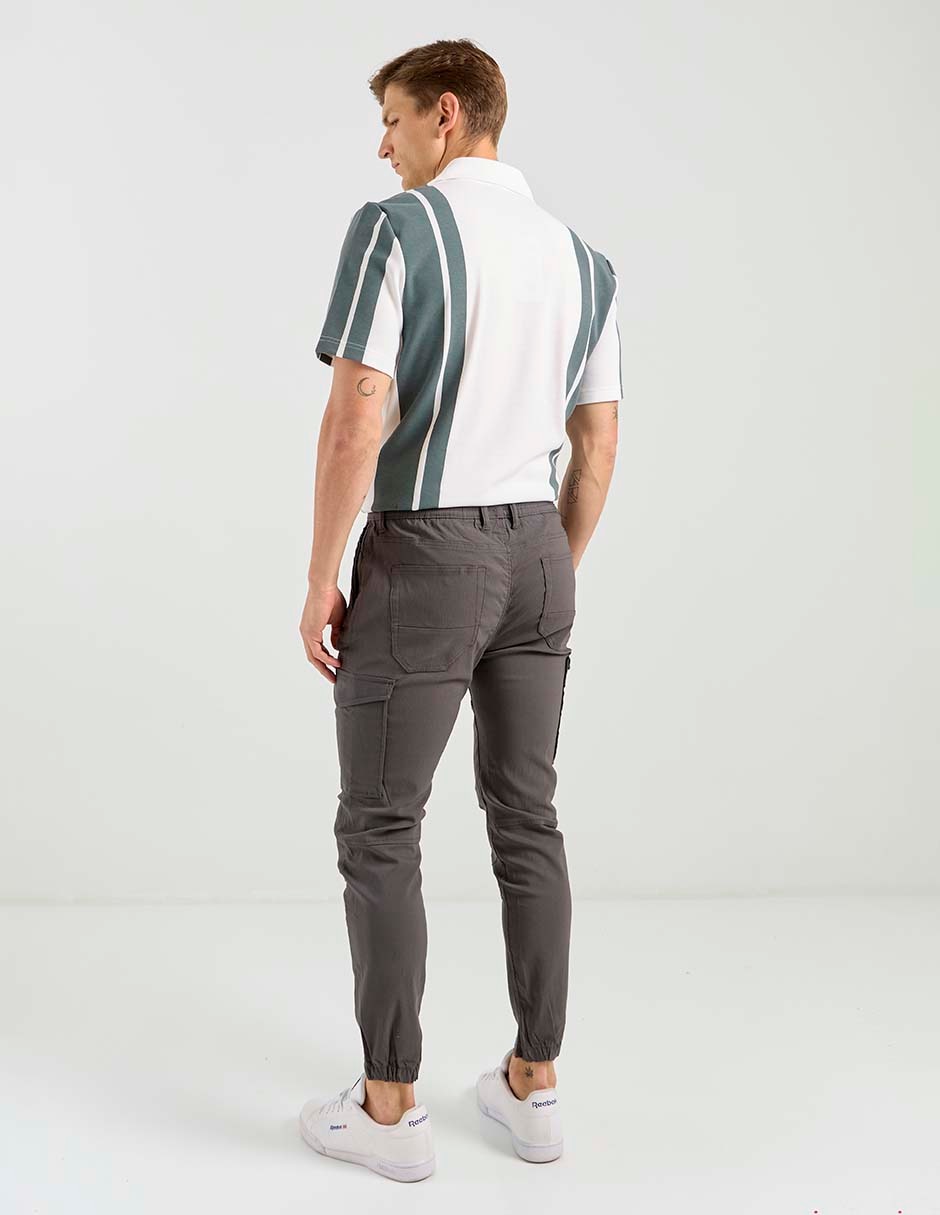 Pantalón cargo skinny para hombre 2