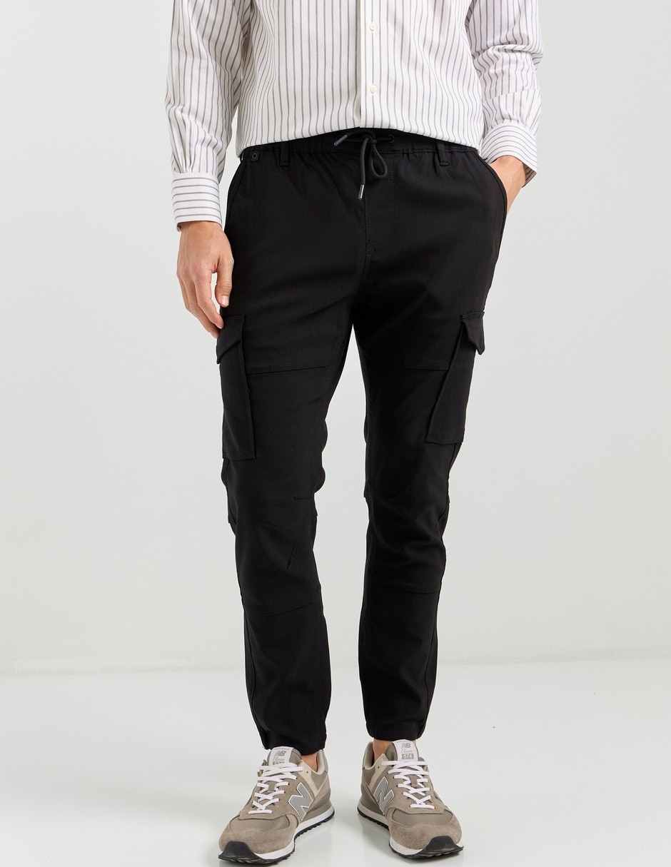Pantalón cargo skinny para hombre Pantalón cargo skinny para hombre