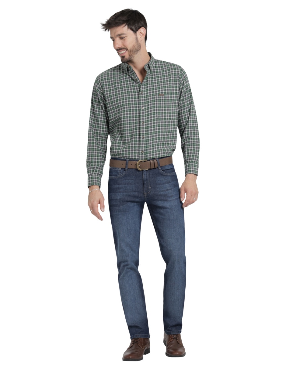 Jeans slim lavado stone wash para hombre Jeans slim lavado stone wash para hombre