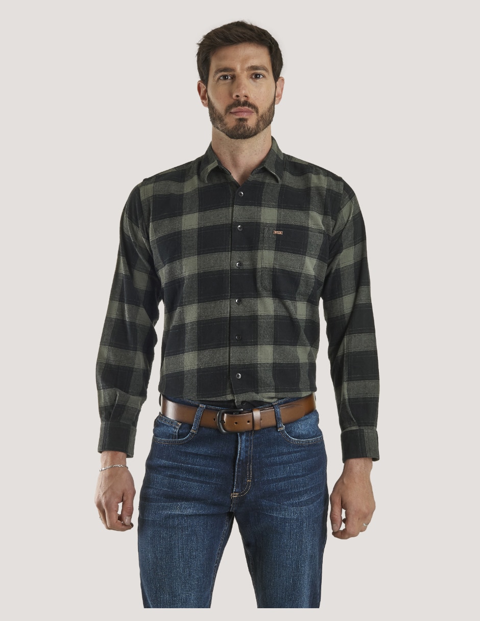 Camisa casual manga larga para hombre Camisa casual manga larga para hombre
