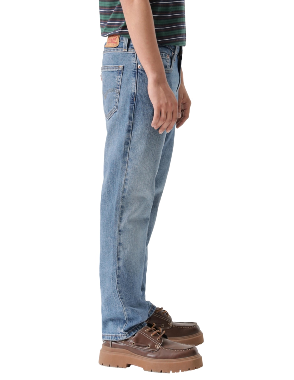Jeans slim lavado medio para hombre 2