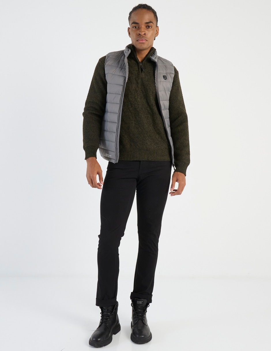 Chaleco impermeable con bolsillos para hombre 3