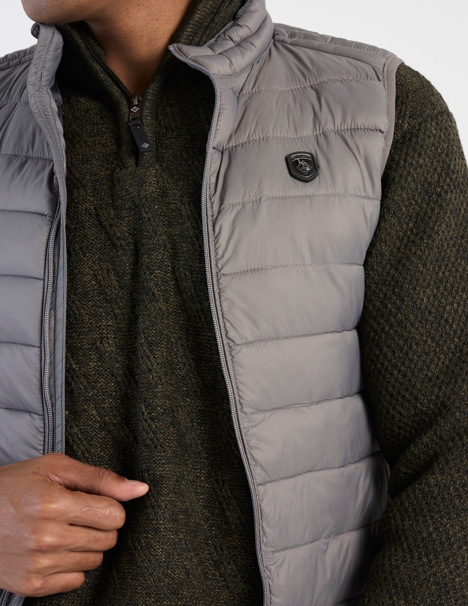Chaleco impermeable con bolsillos para hombre 4