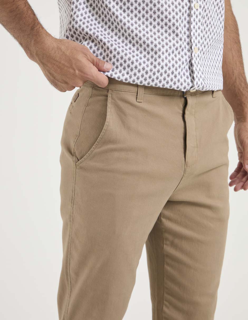 PANTALON YALE, 38, KHAKI 0108040865