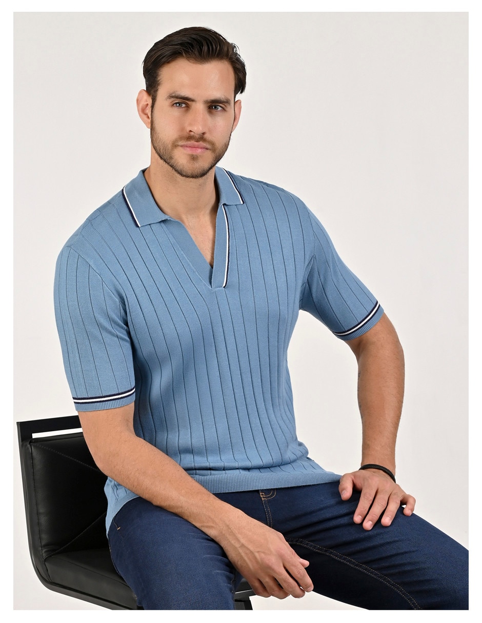Playera tipo polo Yale para hombre 5