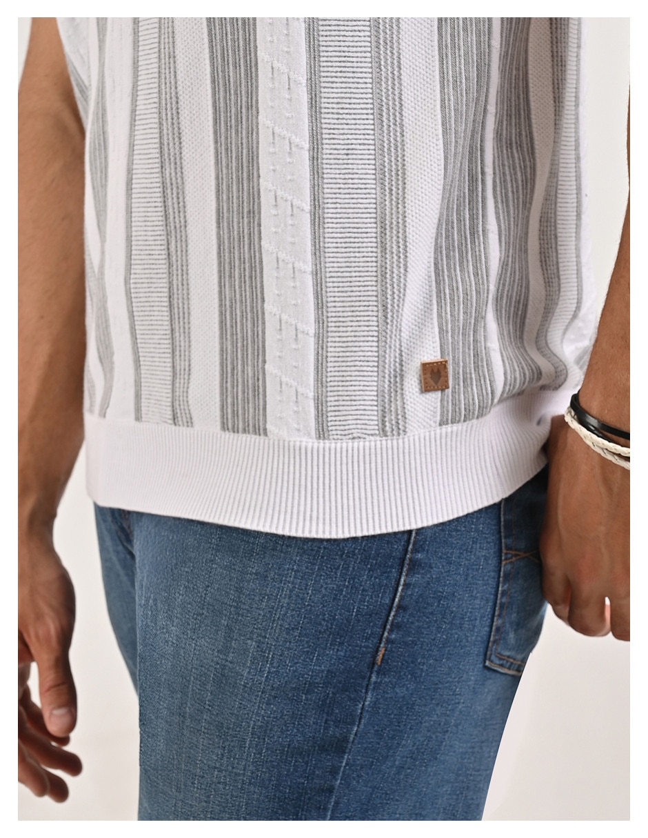 Playera tipo polo Yale para hombre 4