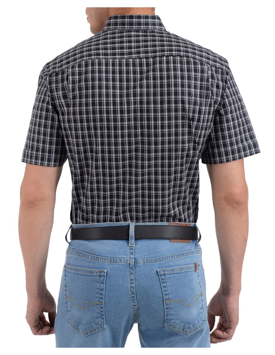 Camisa casual de algodón manga corta para hombre 2