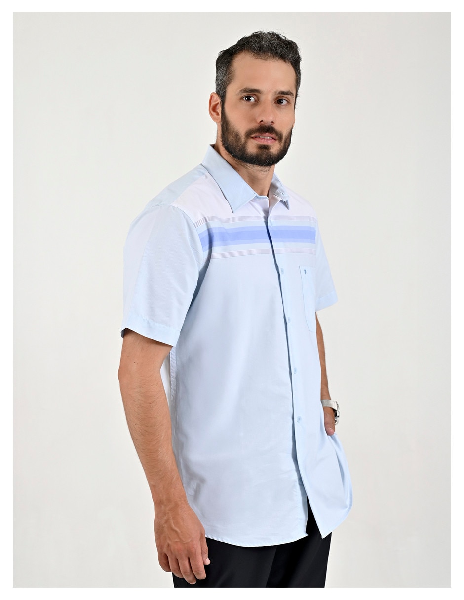 Camisa casual manga corta para hombre 3