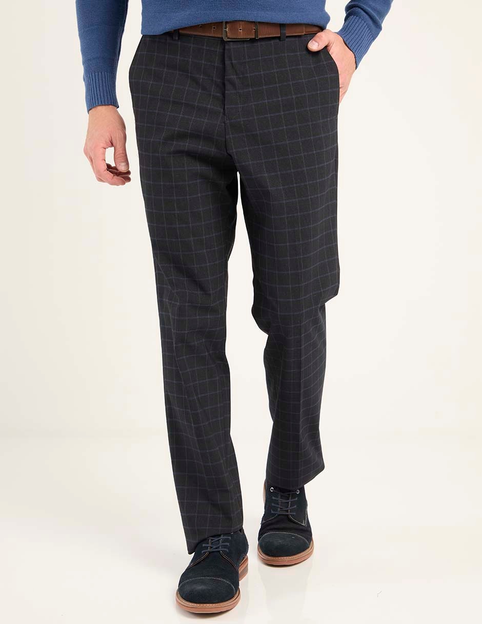 Pantalón de vestir recto para hombre