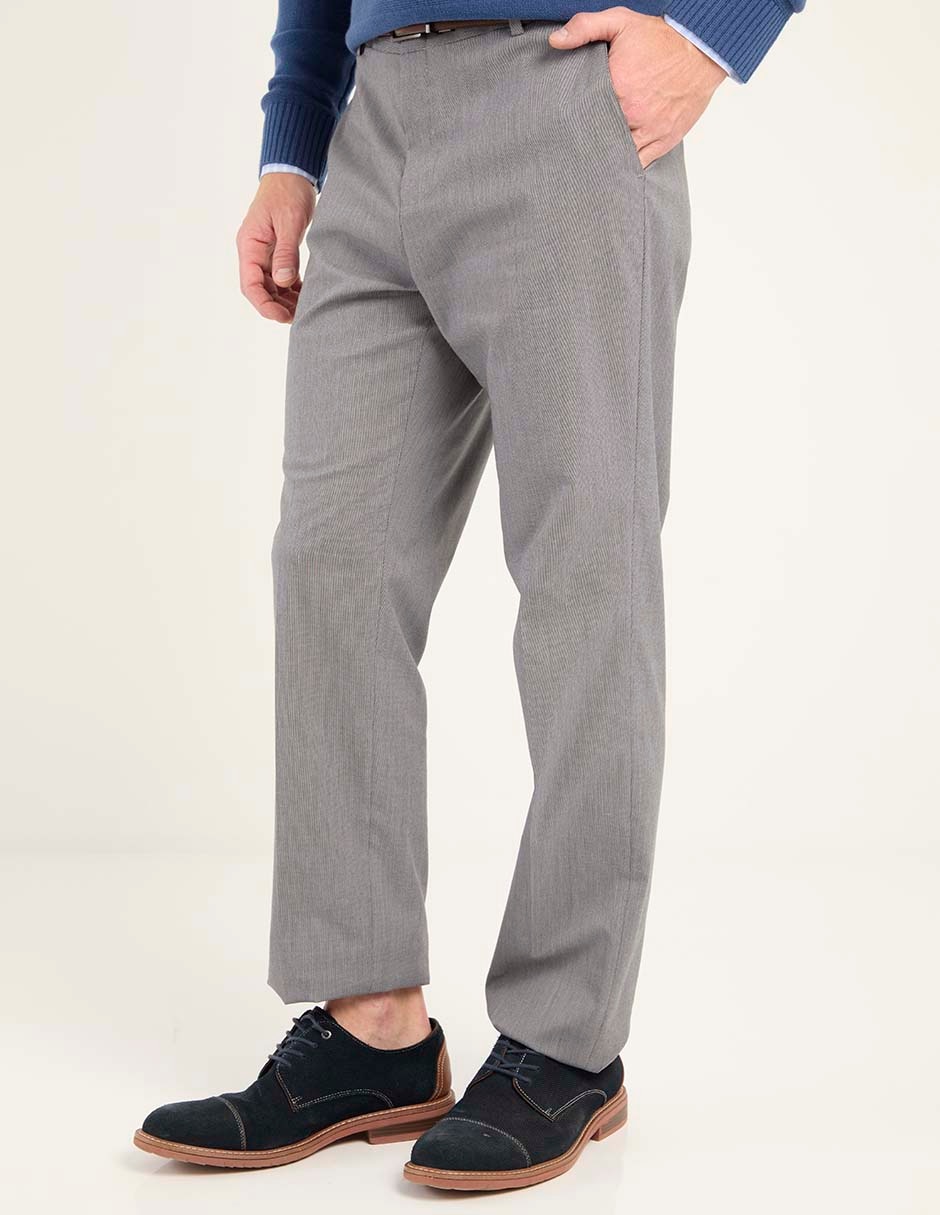 Pantalón de vestir recto de algodón para hombre Pantalón de vestir recto de algodón para hombre