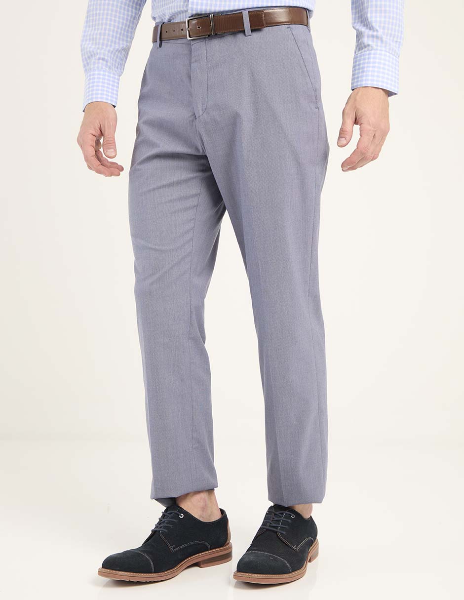 Pantalón de vestir recto de algodón para hombre Pantalón de vestir recto de algodón para hombre