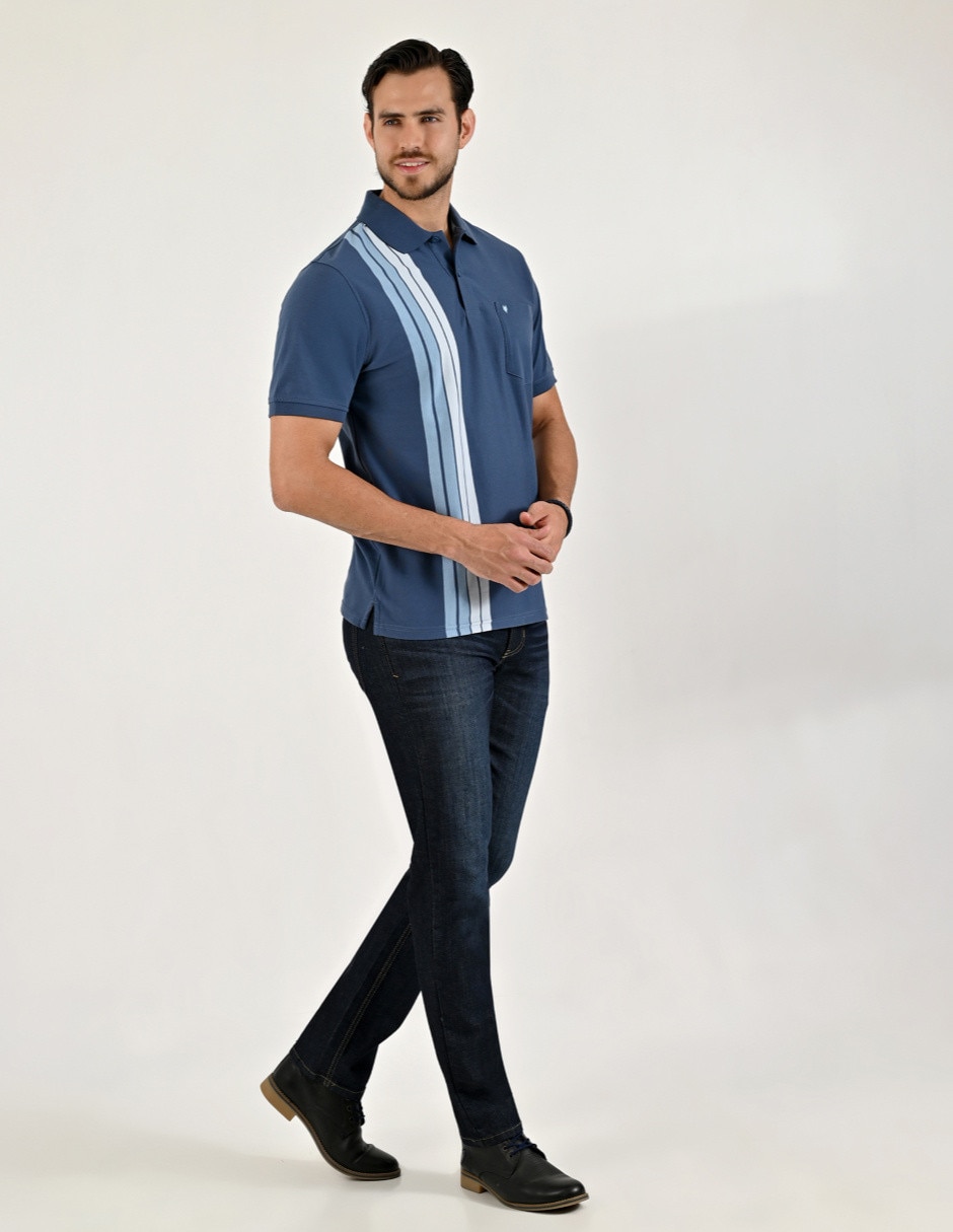 Playera tipo polo Yale para hombre 5
