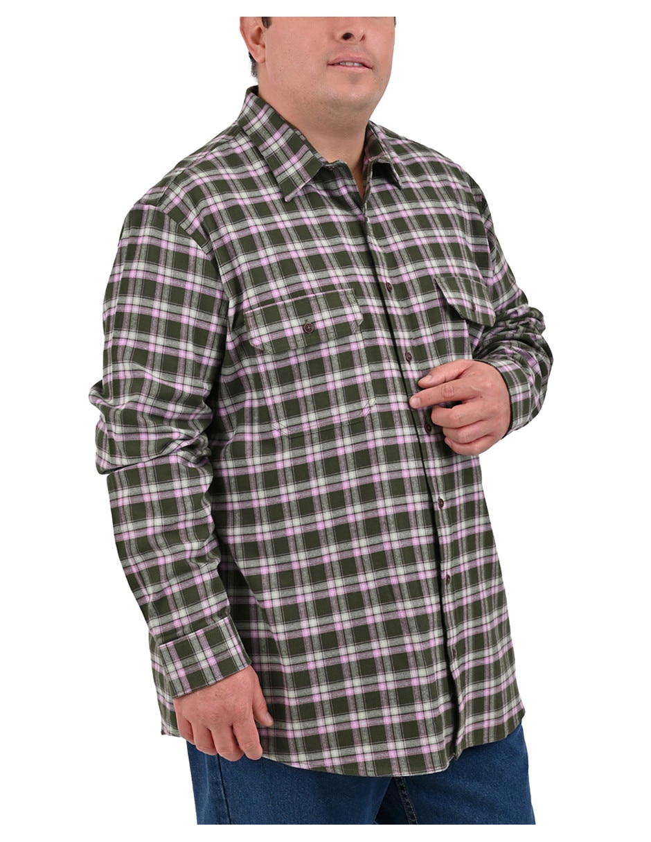 Camisa casual manga larga para hombre 3