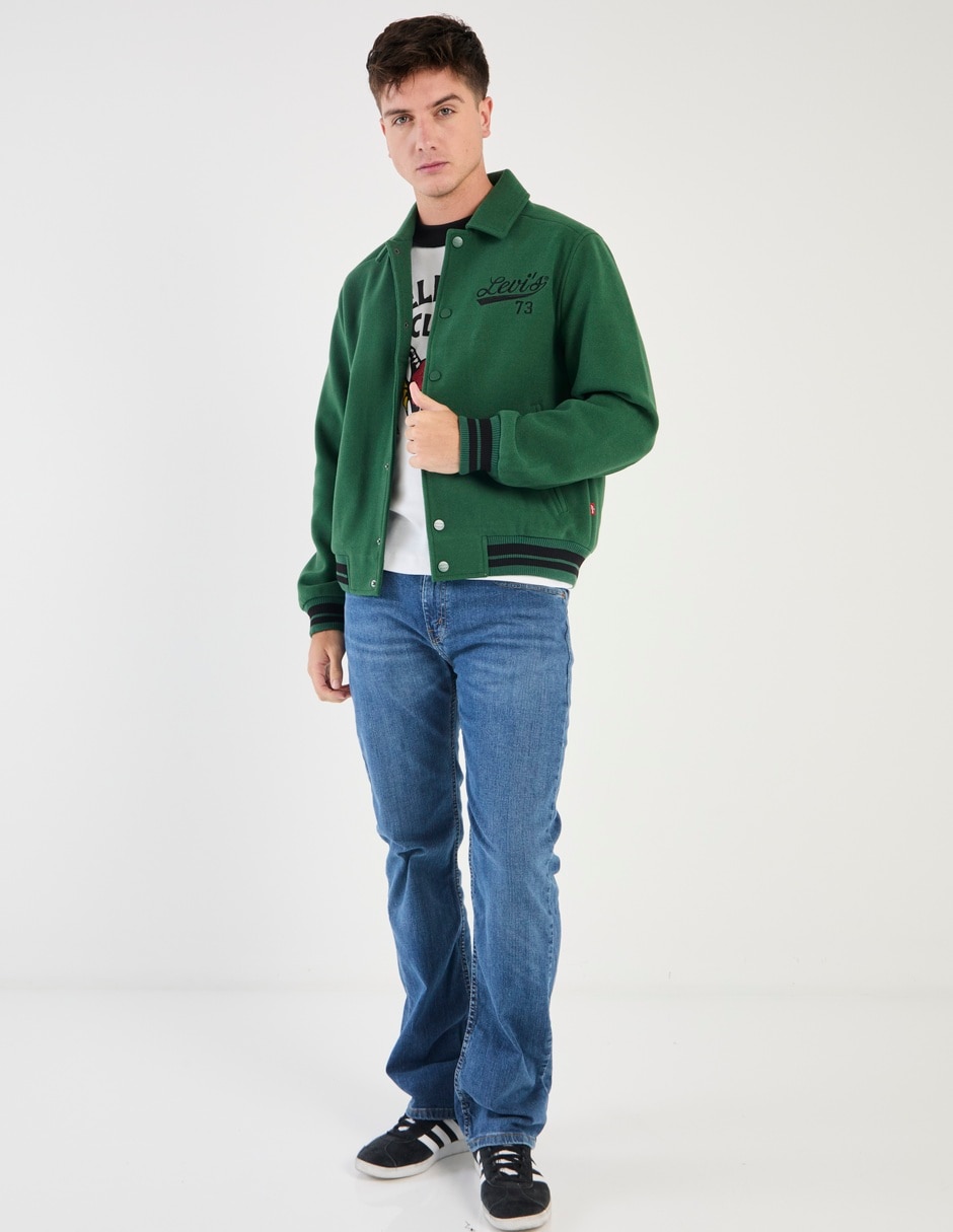 Jeans bota lavado whisker para hombre 3