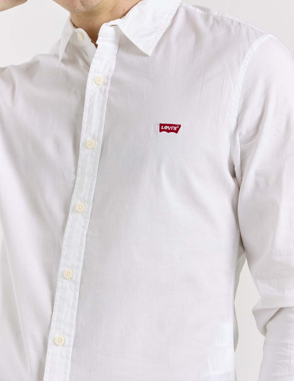 Camisa casual de algodón manga larga para hombre 4