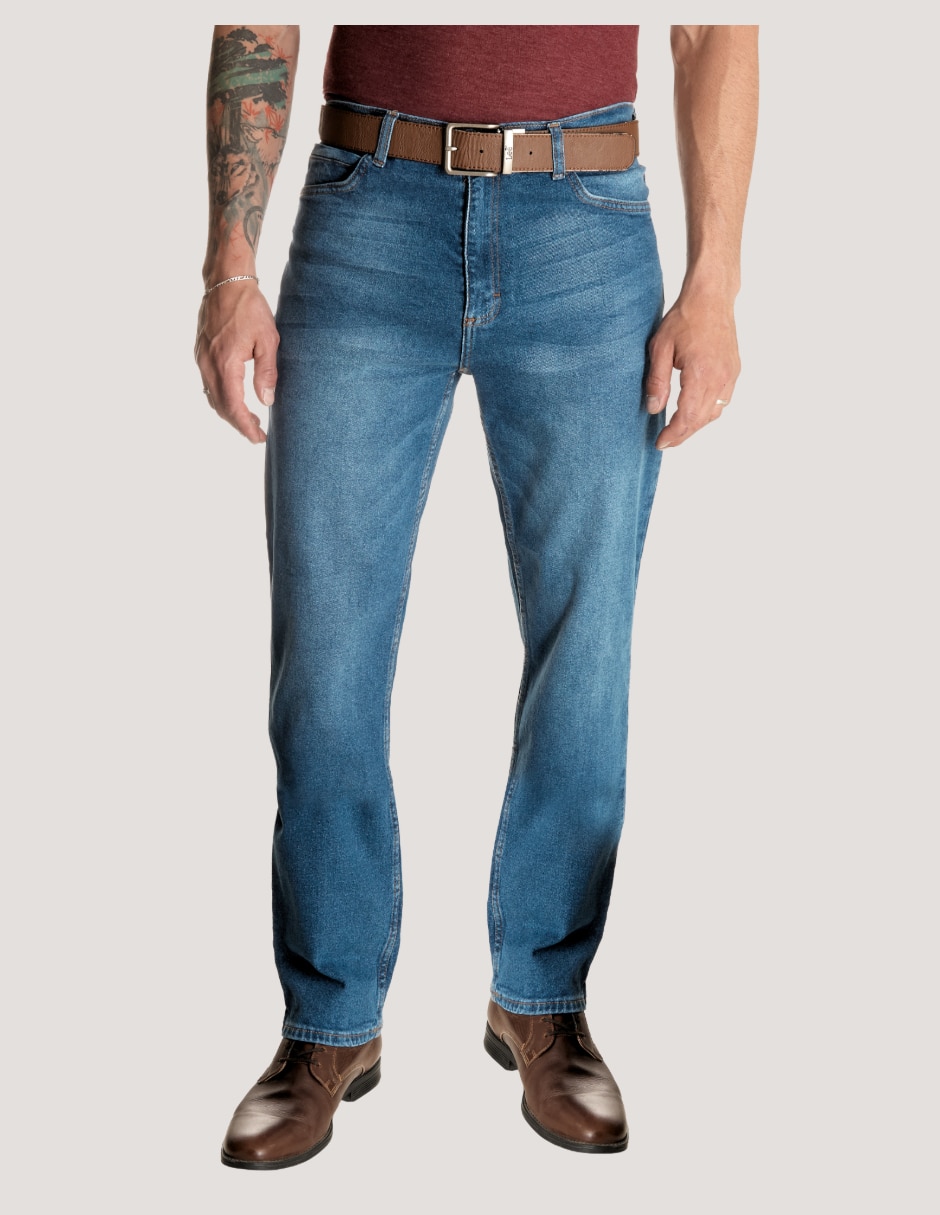 Jeans straight para hombre