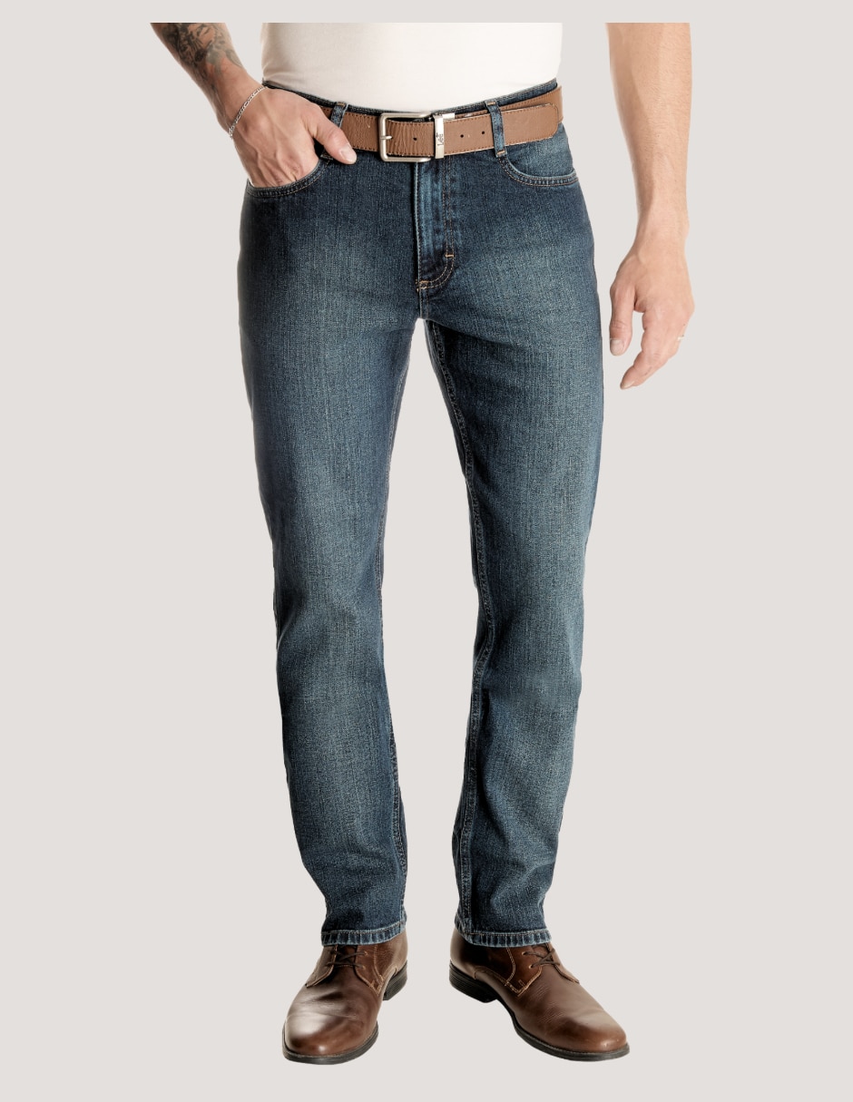 Jeans straight para hombre