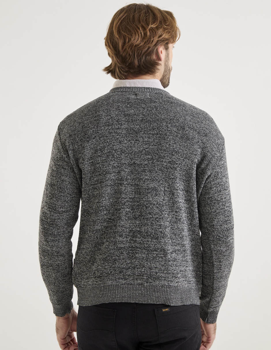 Suéter cuello redondo para hombre 2