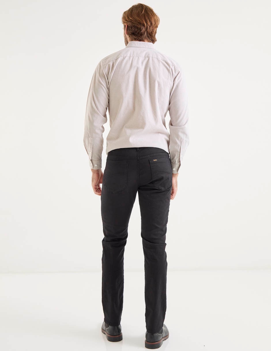 Pantalón casual slim de algodón para hombre 2