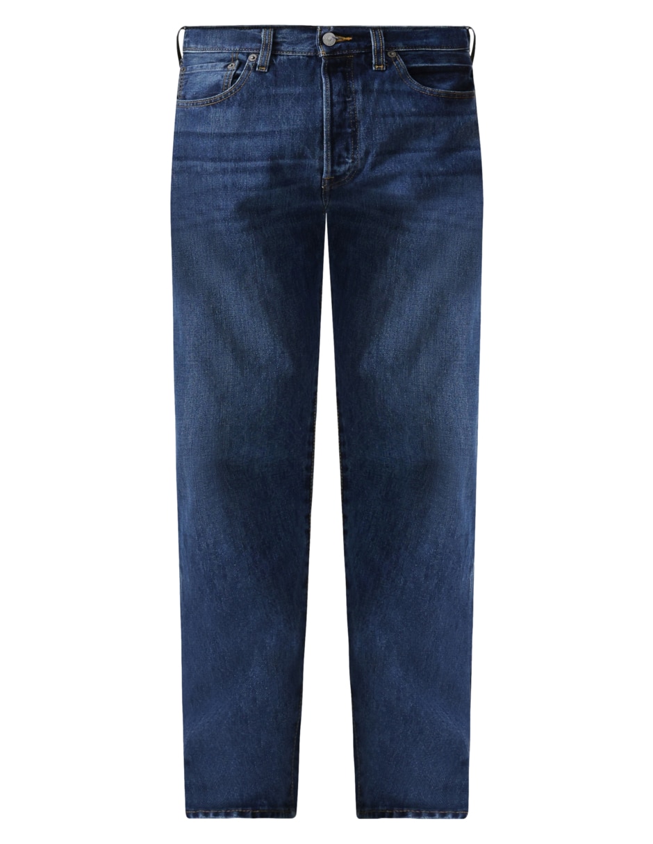 Jeans straight lavado medio para hombre 2