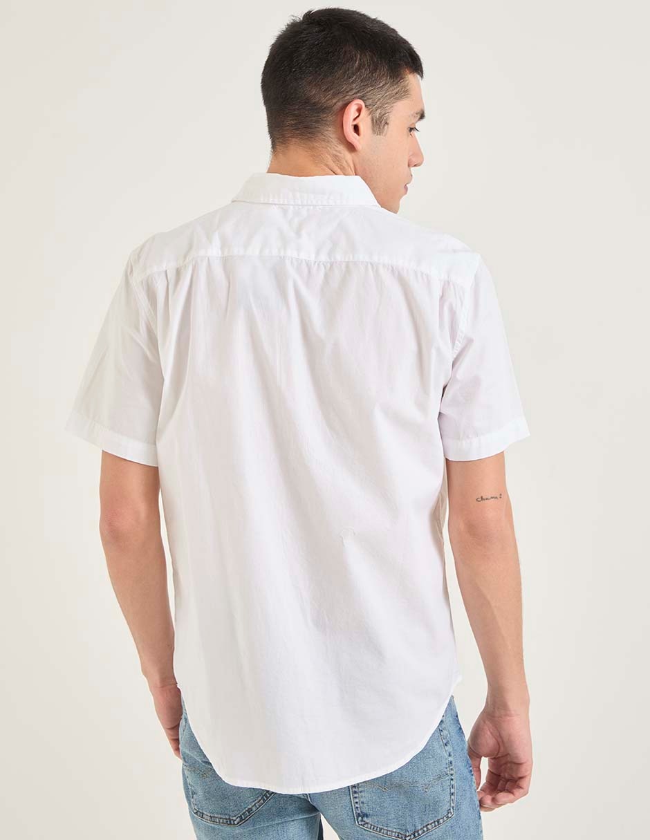 Camisa casual de algodón manga corta para hombre 2