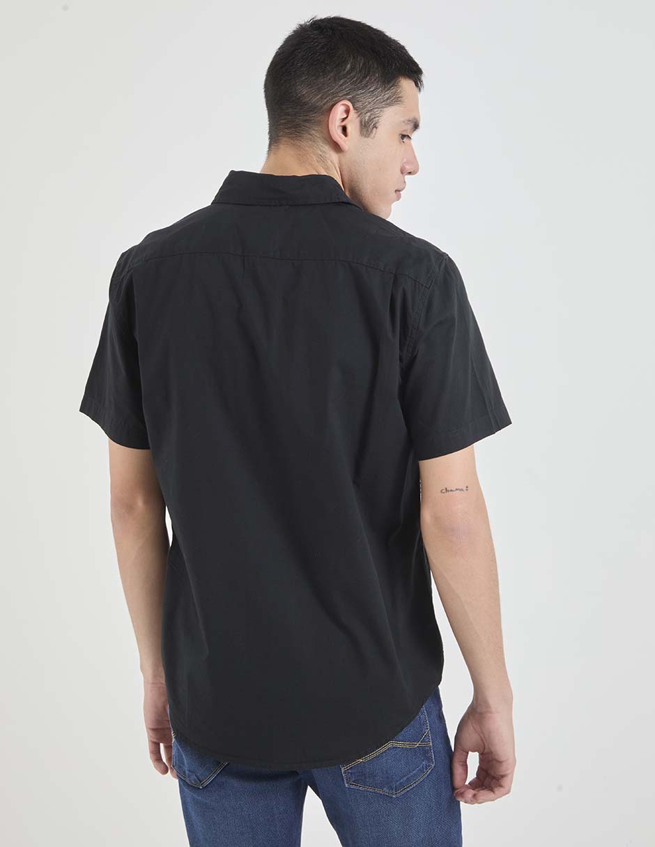 Camisa casual de algodón manga corta para hombre 2