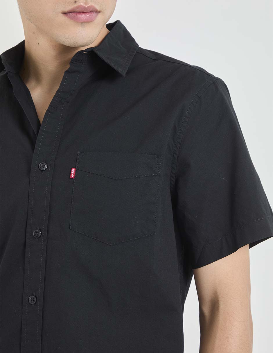 Camisa casual de algodón manga corta para hombre 4