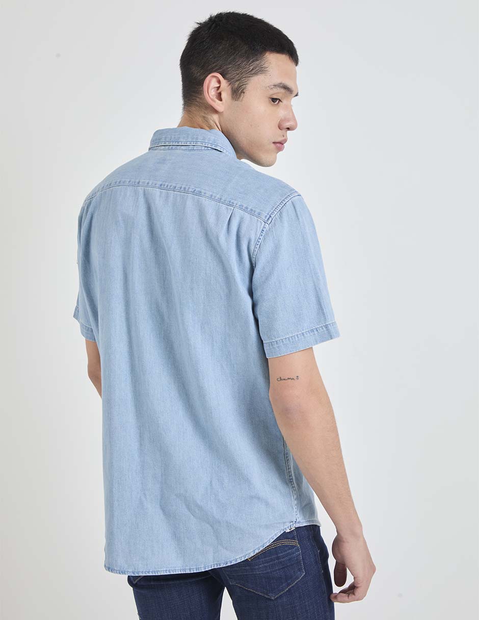 Camisa casual manga corta para hombre 2