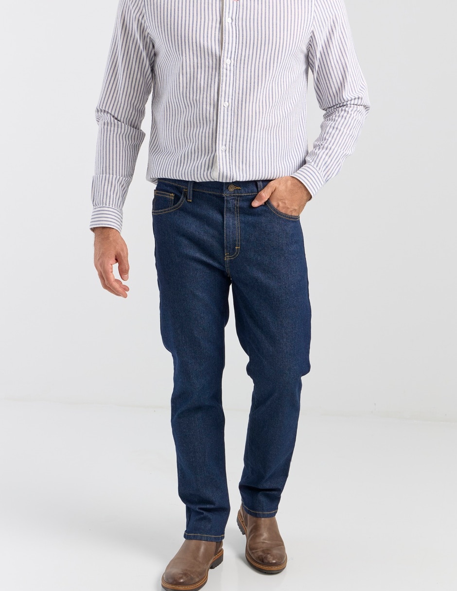 Jeans straight lavado medio para hombre Jeans straight lavado medio para hombre