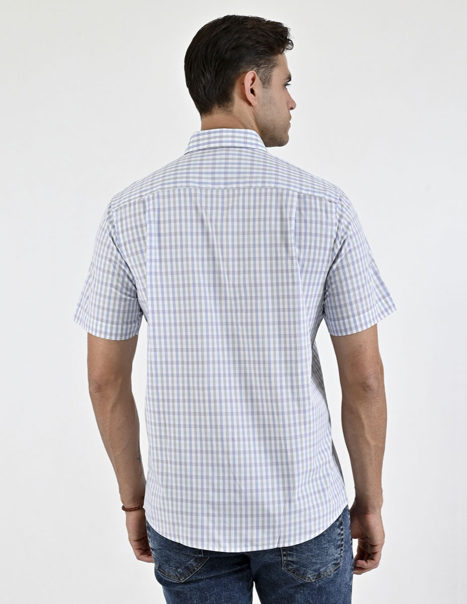 Camisa casual manga corta para hombre 2