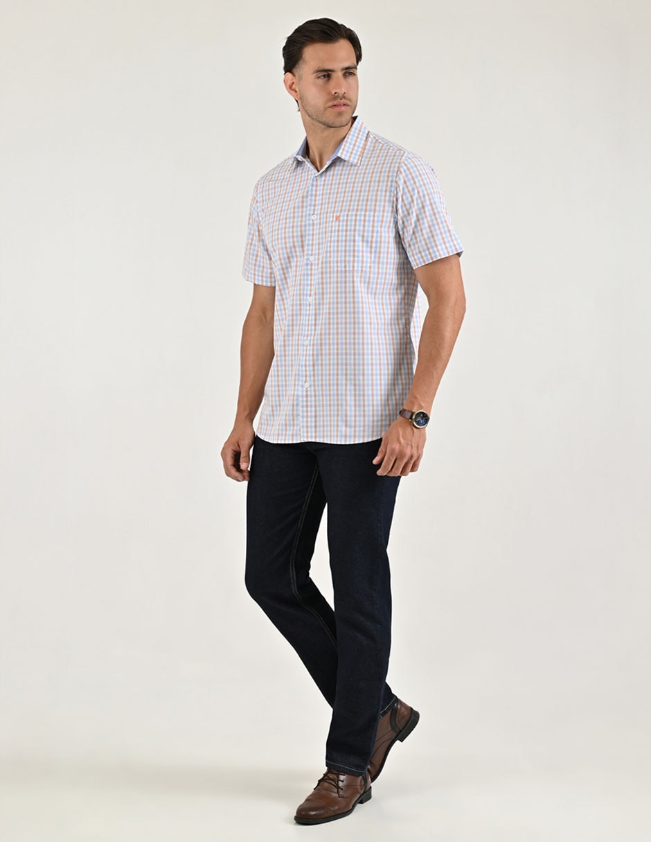 CAMISA 0421235206 YALE, M, NARANJA