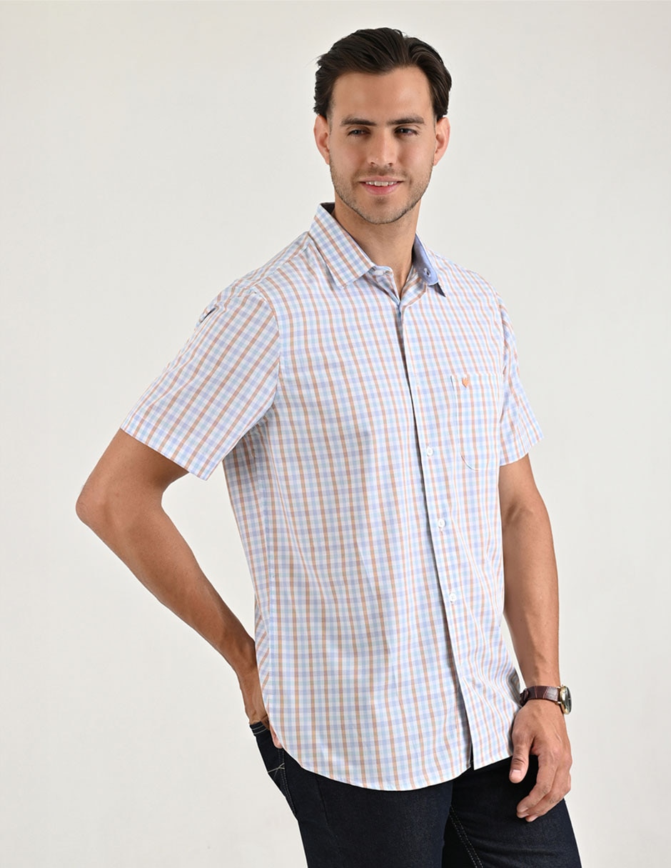 CAMISA 0421235206 YALE, M, NARANJA
