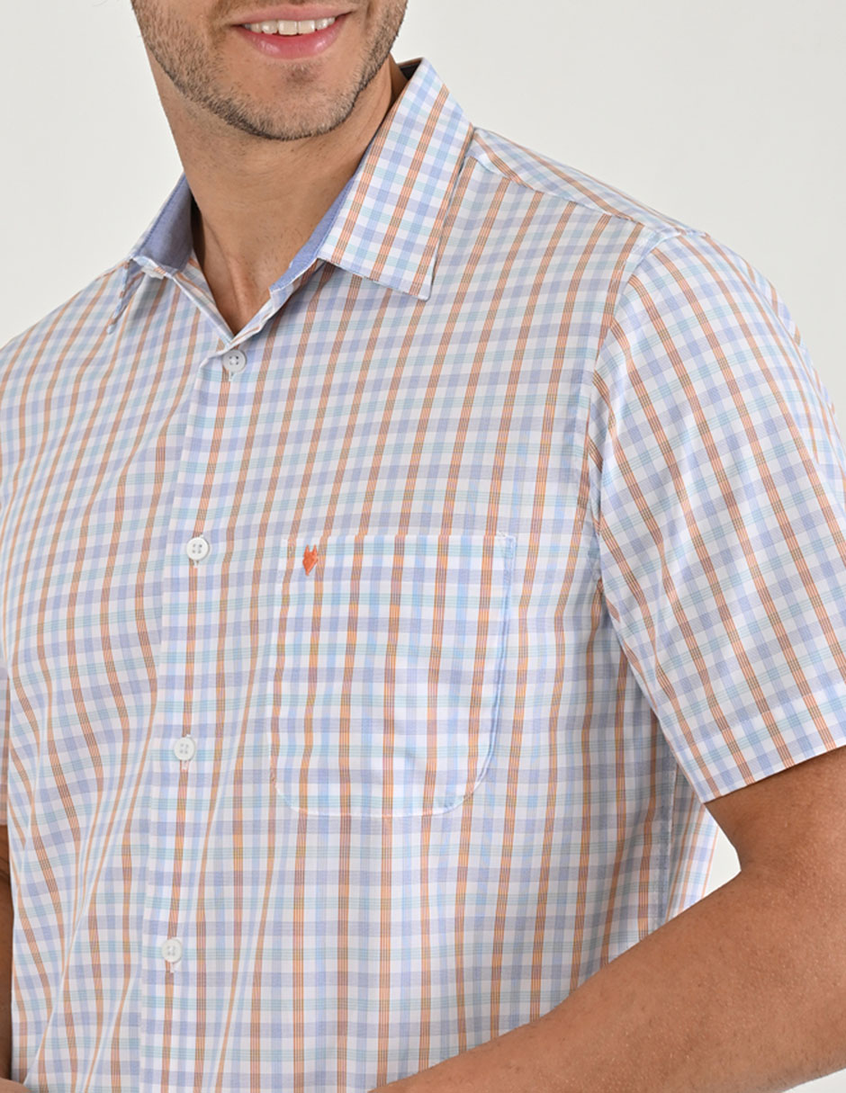 CAMISA 0421235206 YALE, M, NARANJA