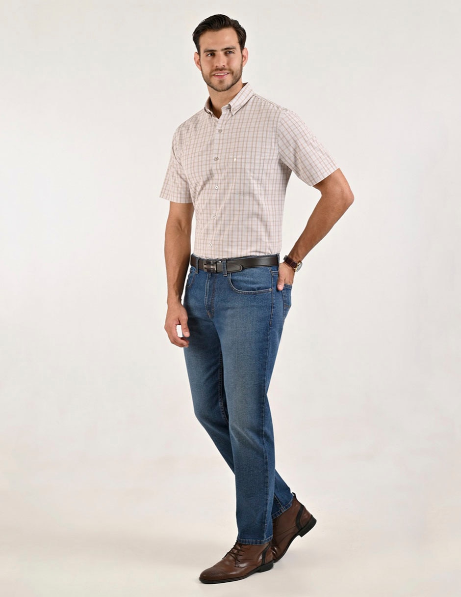 CAMISA 0422055465 YALE, G, KHAKI