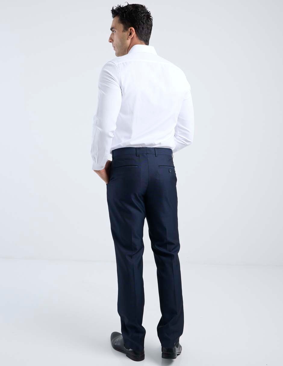 Pantalón de vestir regular para hombre 2