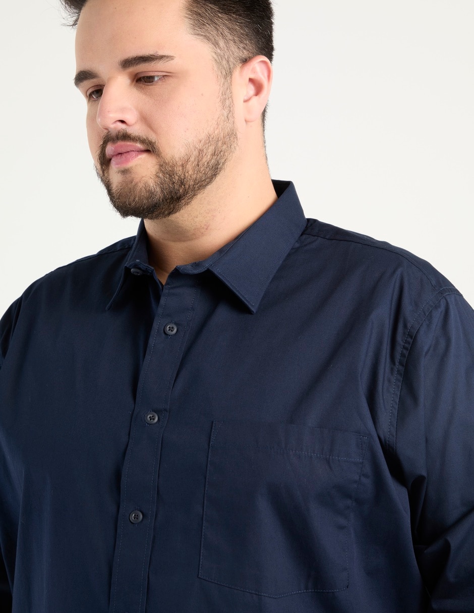 CAMISA 041803729, 2EG(44), AZUL MARINO