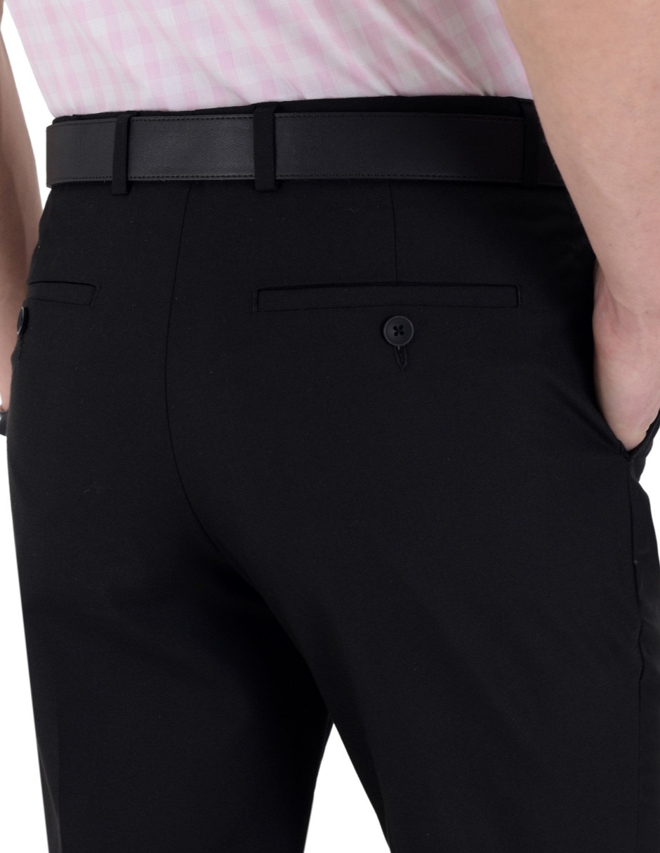 Pantalón de vestir regular para hombre 4