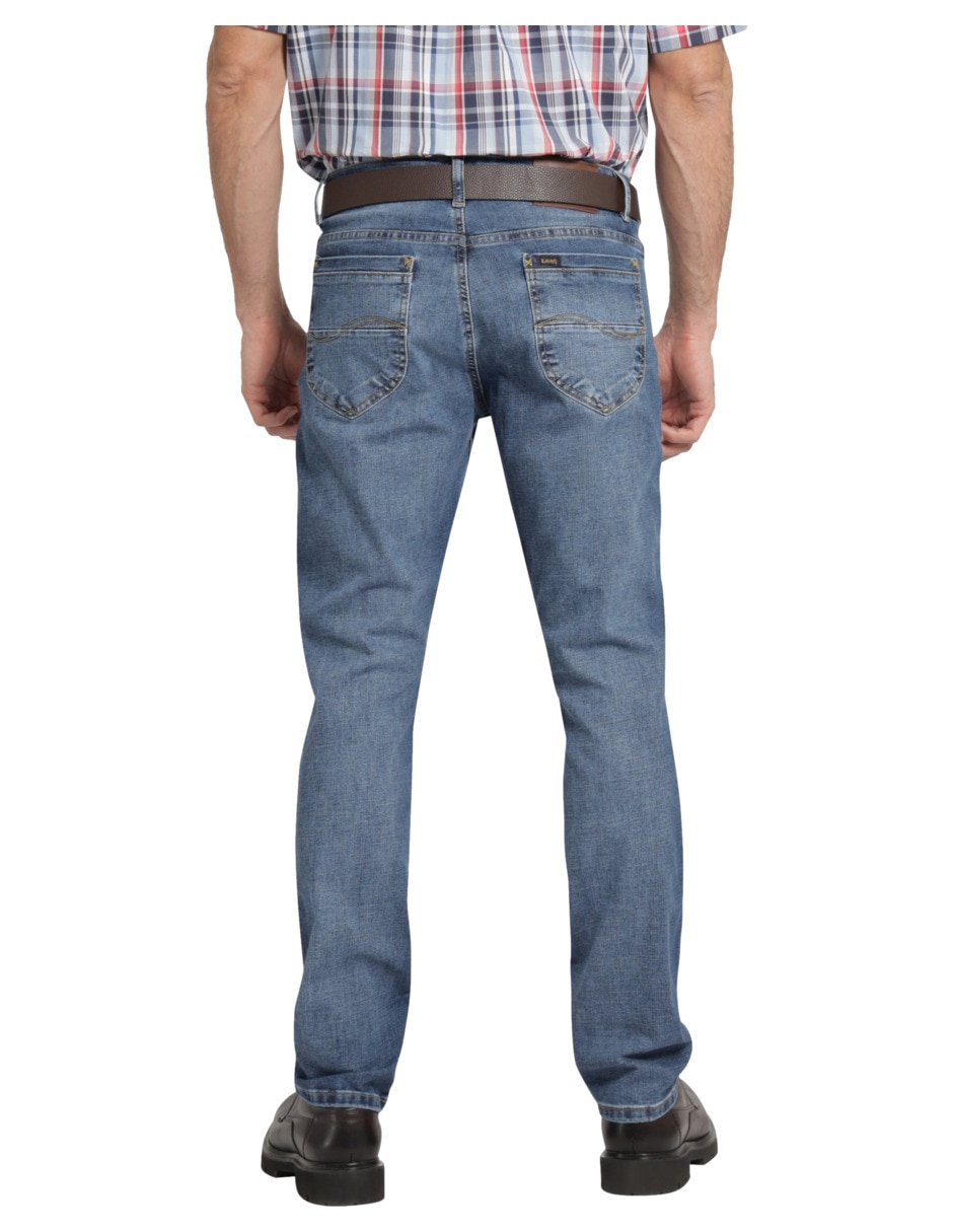 Jeans slim lavado stone wash para hombre 2