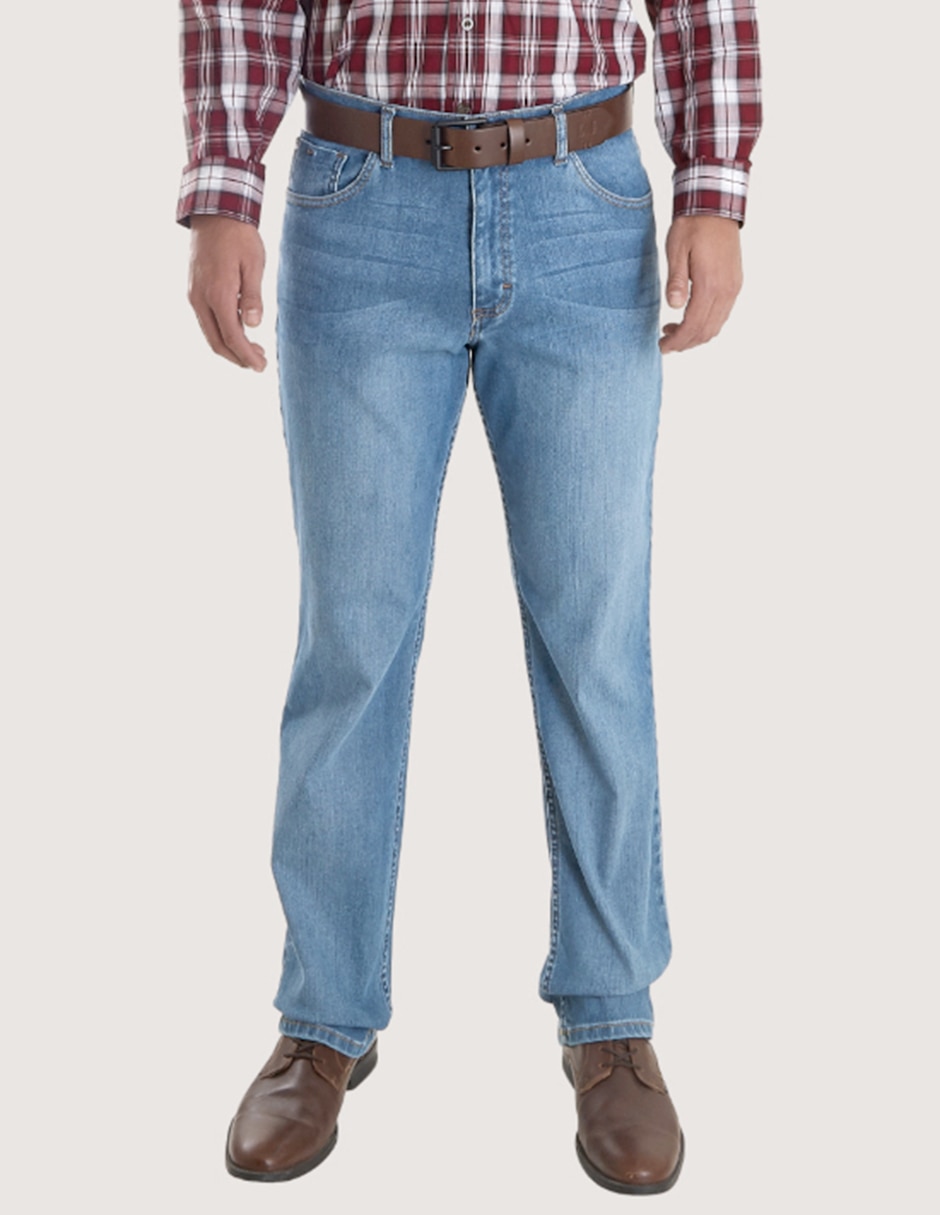 Jeans straight deslavado para hombre Jeans straight deslavado para hombre