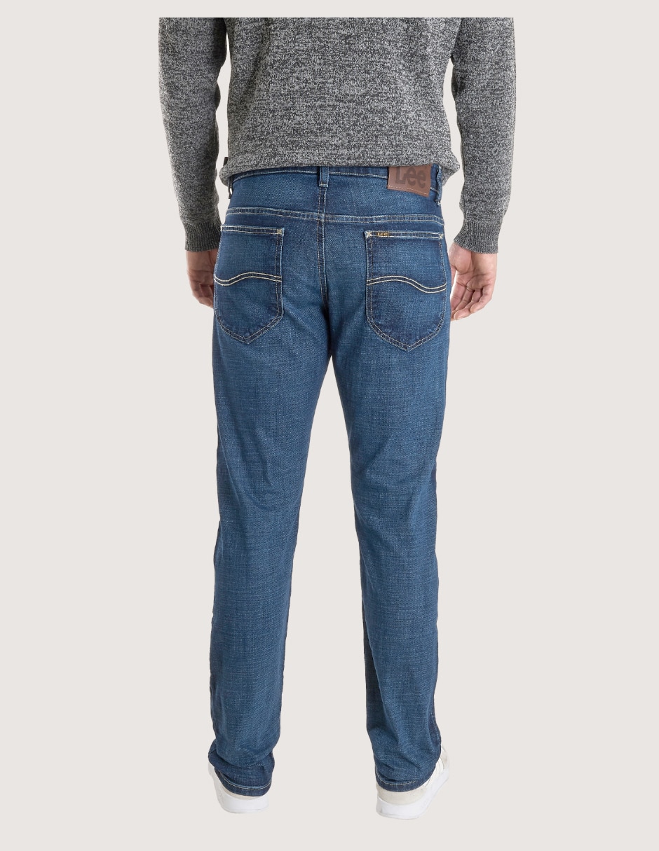 Jeans slim deslavado para hombre 3