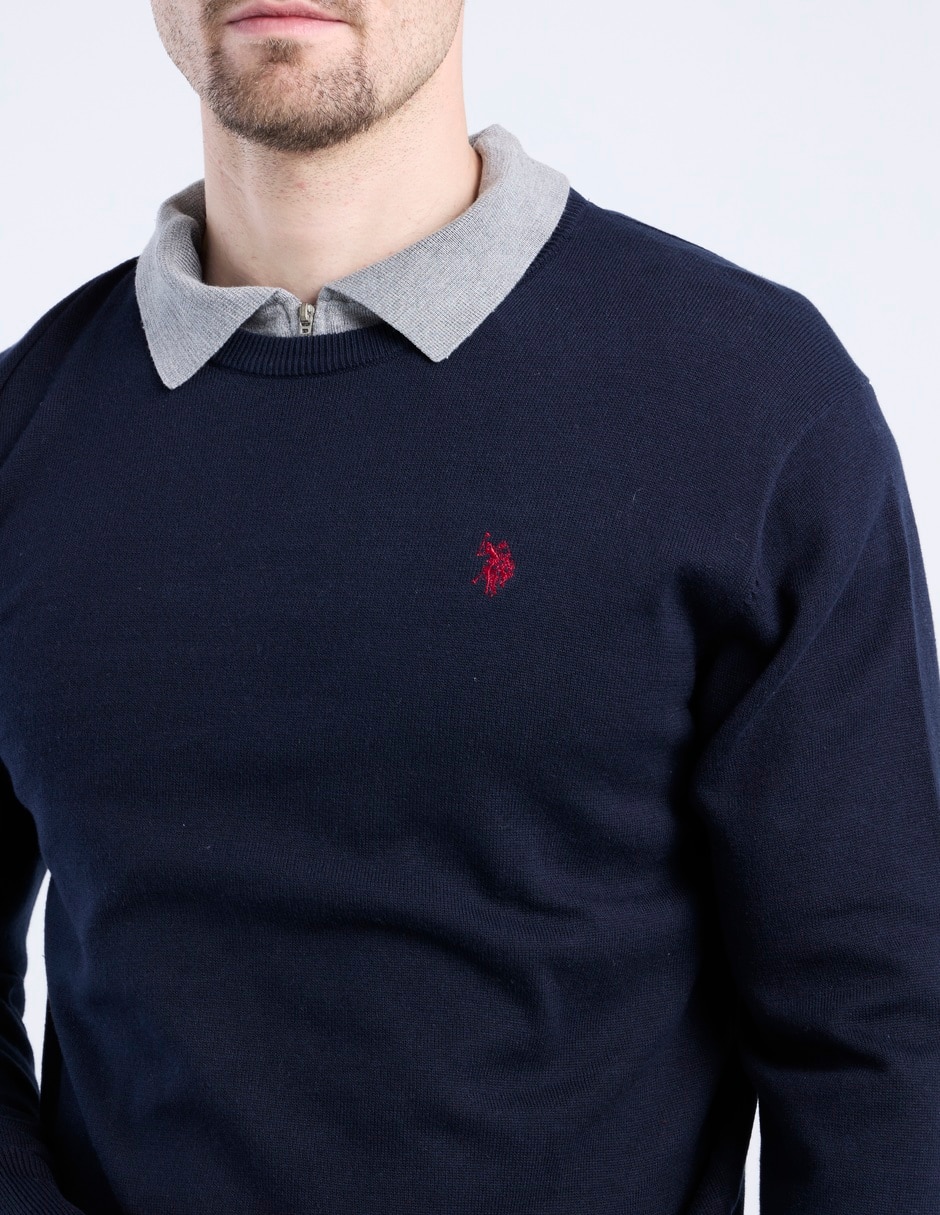 Suéter cuello redondo para hombre 4