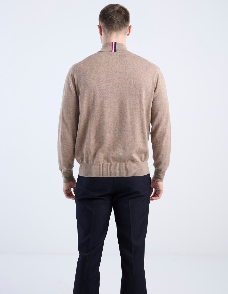 Suéter cuello con cierre para hombre 2