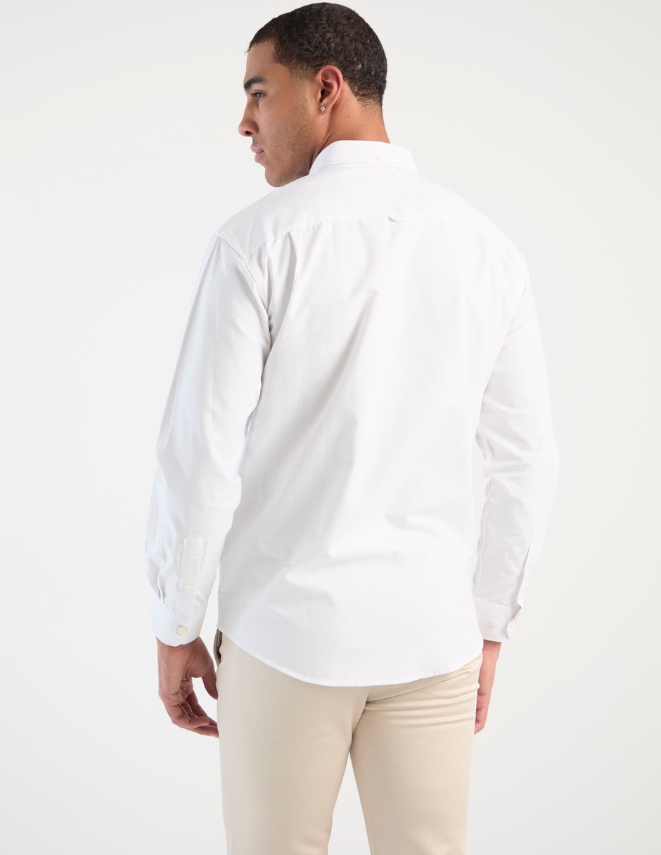 Camisa casual manga larga para hombre 2