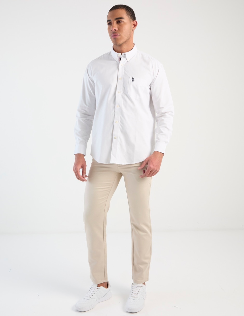 Camisa casual manga larga para hombre 3