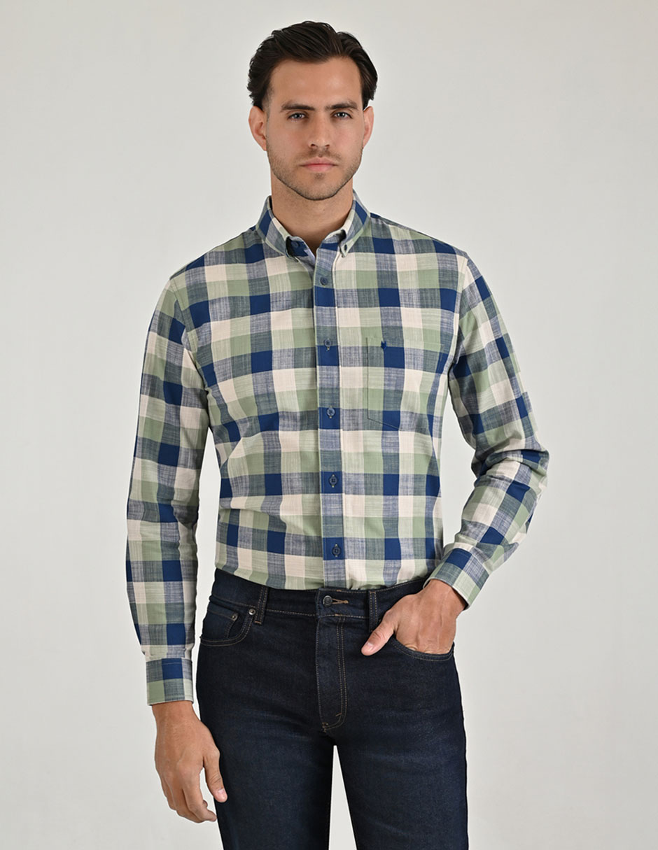 Camisa casual manga larga para hombre Camisa casual manga larga para hombre