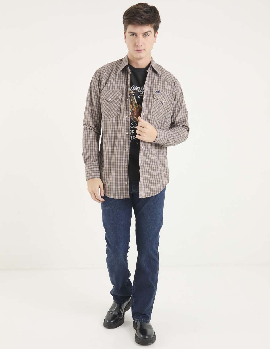 Jeans slim lavado stone wash para hombre 3