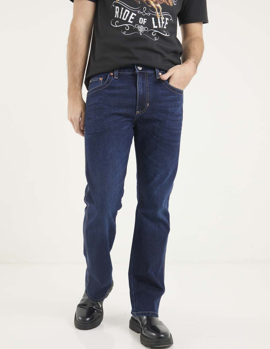 Jeans slim lavado stone wash para hombre Jeans slim lavado stone wash para hombre